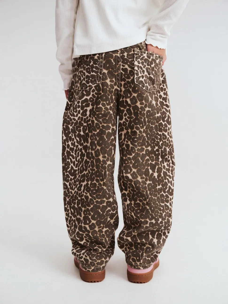 Cotton On Animal Unisex Barrel Leg Denim Jeans