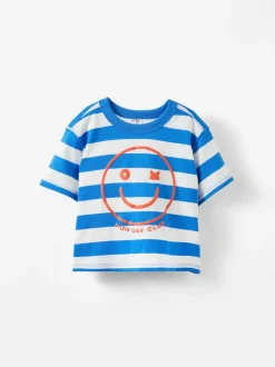 Cotton On Blue Bobbi Short Sleeve Graphic T-Shirt