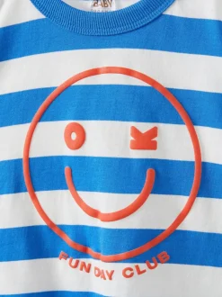 Cotton On Blue Bobbi Short Sleeve Graphic T-Shirt