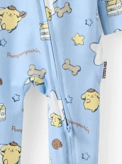 Cotton On Blue Hello Kitty Long Sleeve Zip Romper