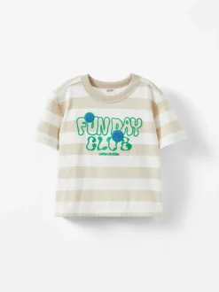Cotton On Cream Bobbi Short Sleeve Graphic T-Shirt