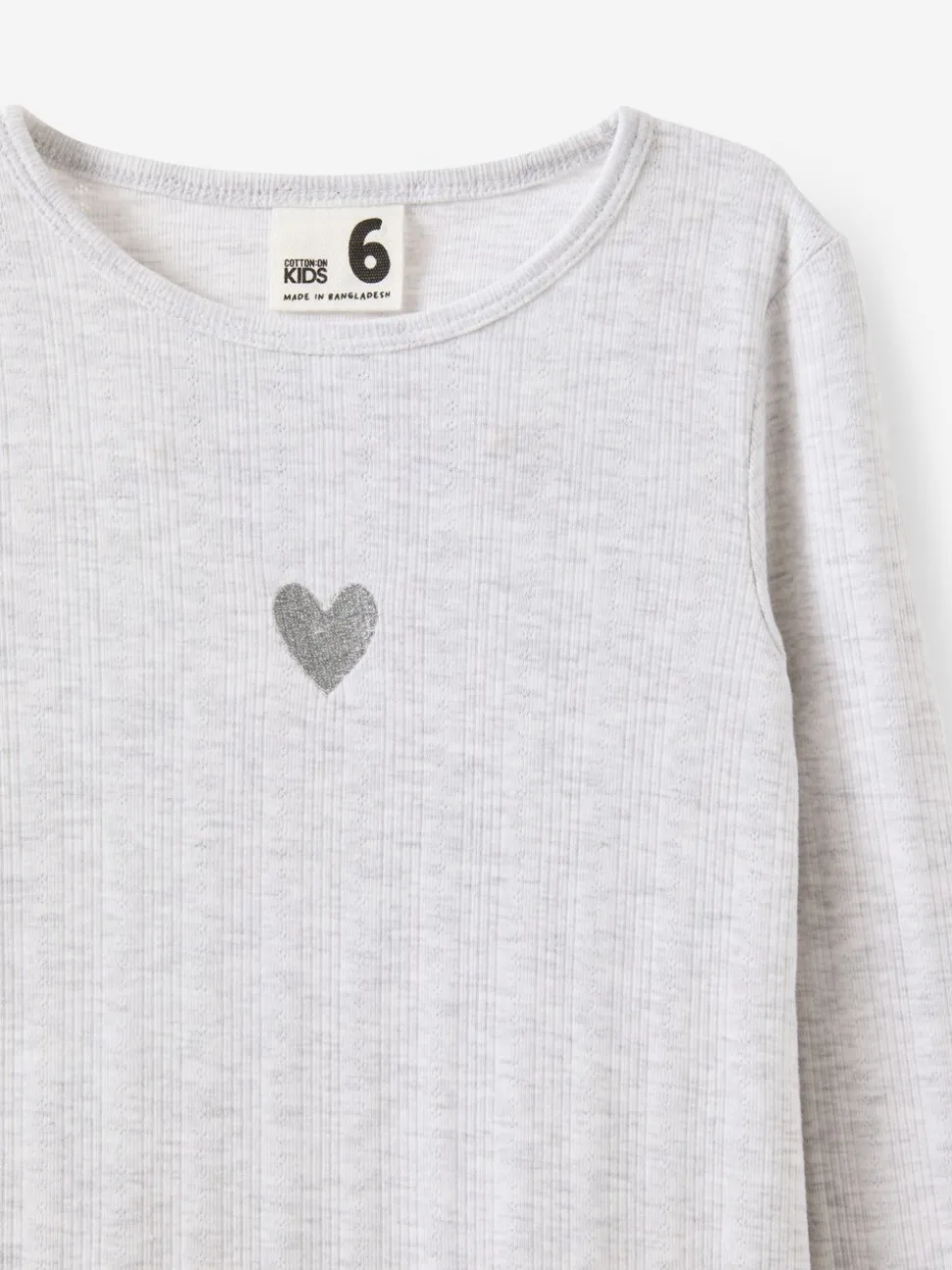 Cotton On Grey Jade Crew Top