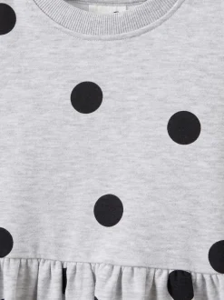 Cotton On Grey Sammy Long Sleeve Dress