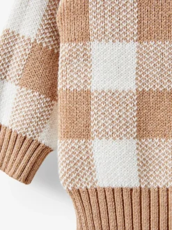 Cotton On Off White Raglan Knit Jumper