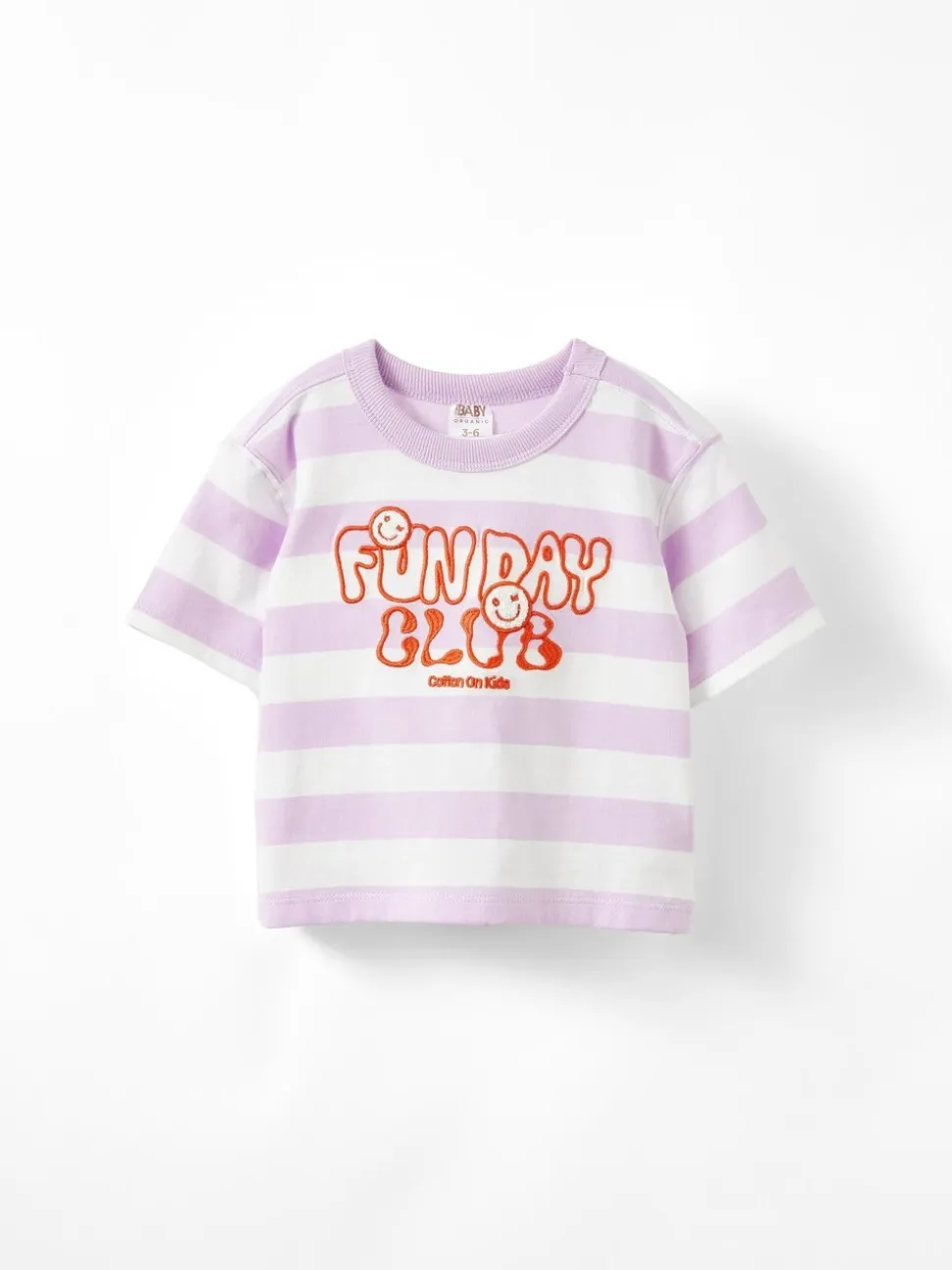 Cotton On Purple Bobbi Short Sleeve Graphic T-Shirt