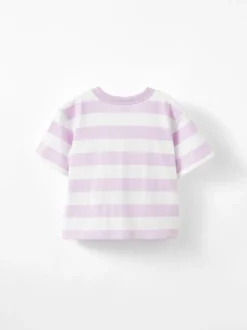 Cotton On Purple Bobbi Short Sleeve Graphic T-Shirt