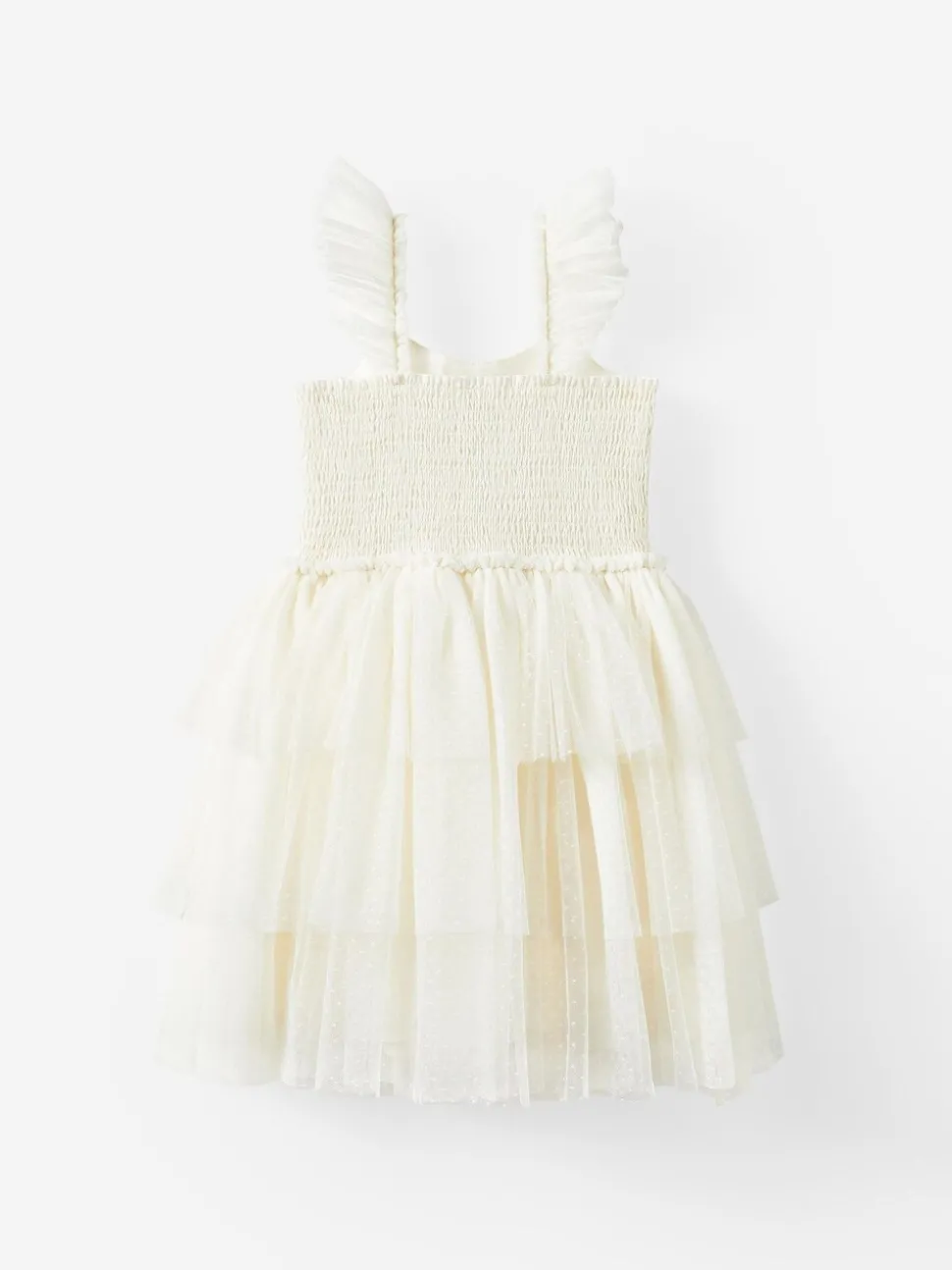 Cotton On White Isabella Embellished Tulle Dress