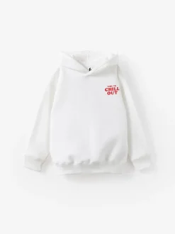 Cotton On White Sammy Oversized Hoodie