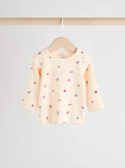 Cream Bright Character Baby Top and Leggings 2 Piece Set (0mths-2yrs)