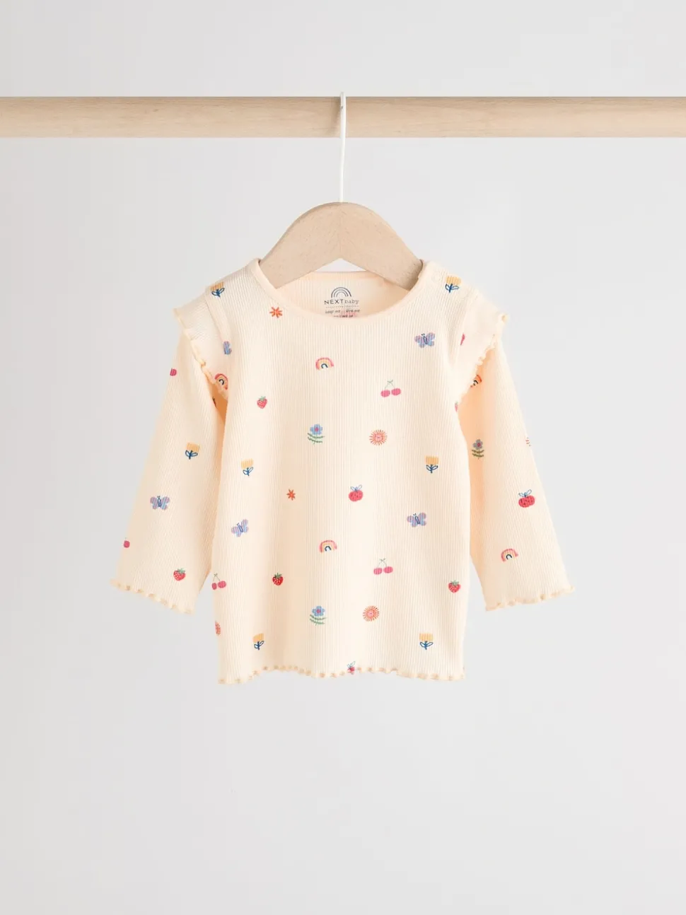 Cream Bright Character Baby Top and Leggings 2 Piece Set (0mths-2yrs)