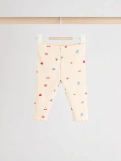 Cream Bright Character Baby Top and Leggings 2 Piece Set (0mths-2yrs)