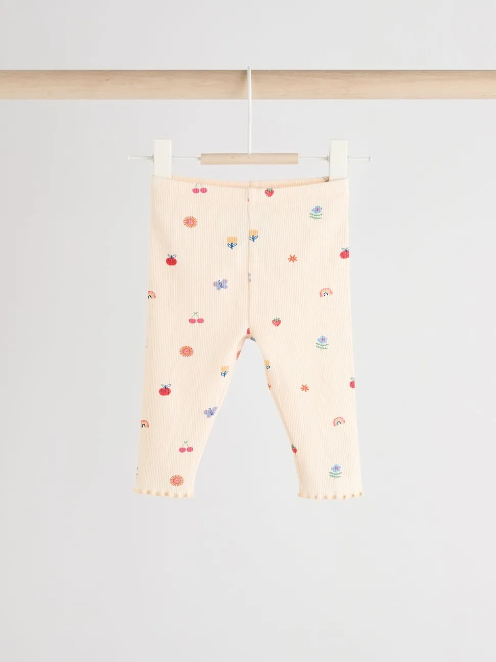 Cream Bright Character Baby Top and Leggings 2 Piece Set (0mths-2yrs)