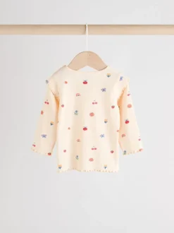 Cream Bright Character Baby Top and Leggings 2 Piece Set (0mths-2yrs)