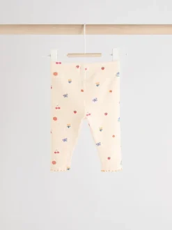 Cream Bright Character Baby Top and Leggings 2 Piece Set (0mths-2yrs)
