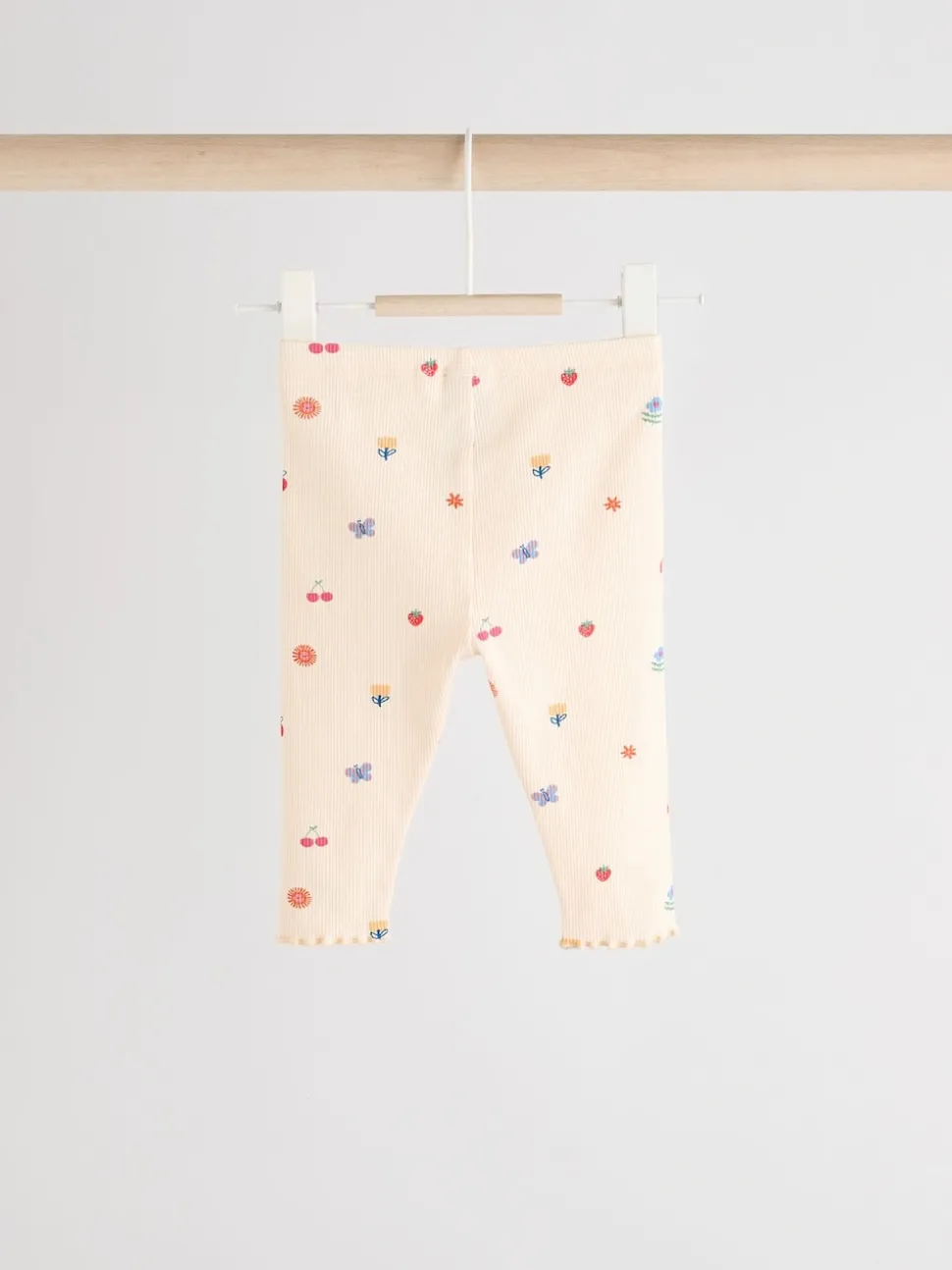 Cream Bright Character Baby Top and Leggings 2 Piece Set (0mths-2yrs)