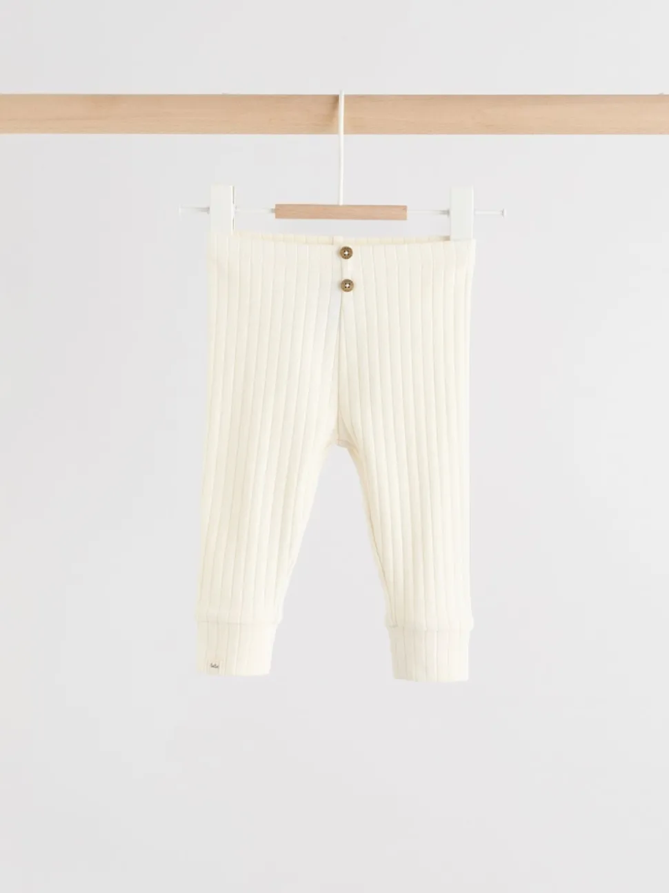 Cream Hello World Top and Leggings Baby Set (0-18mths)