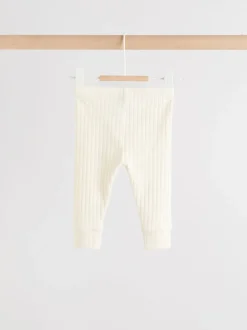 Cream Hello World Top and Leggings Baby Set (0-18mths)