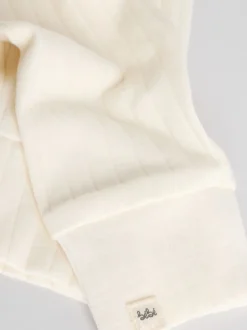 Cream Hello World Top and Leggings Baby Set (0-18mths)