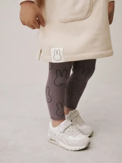Cream Miffy Sweat Dress & Leggings Set (3mths-7yrs)