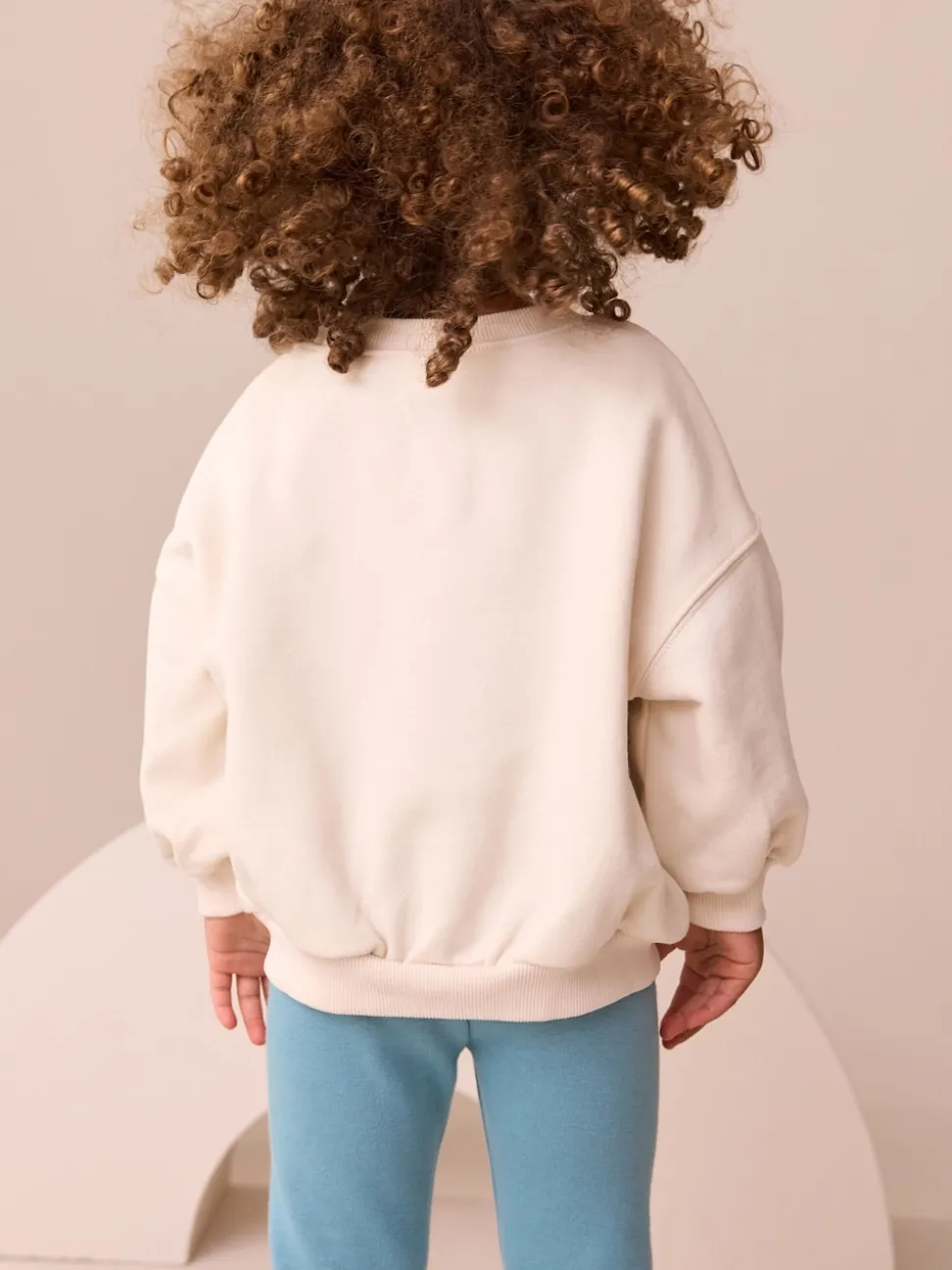 Cream Rainbow Taco Crew Neck Sweatshirt (3mths-7yrs)