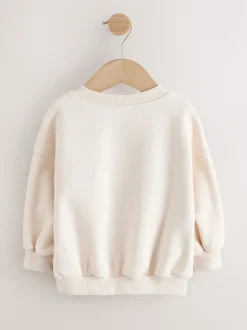 Cream Rainbow Taco Crew Neck Sweatshirt (3mths-7yrs)