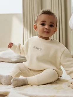Cream Baby Sweater and Leggings Set 2 Piece (0mths-2yrs)