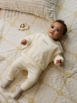 Cream Baby Sweater and Leggings Set 2 Piece (0mths-2yrs)