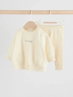 Cream Baby Sweater and Leggings Set 2 Piece (0mths-2yrs)