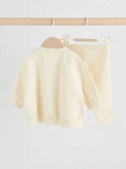 Cream Baby Sweater and Leggings Set 2 Piece (0mths-2yrs)