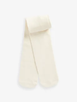 Cream Baby Tights 2 Pack (0mths-2yrs)