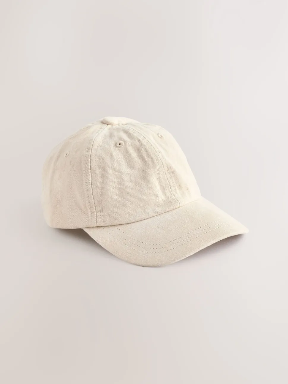 Cream Baseball 100% Cotton Cap (1-16yrs)