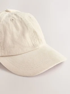 Cream Baseball 100% Cotton Cap (1-16yrs)