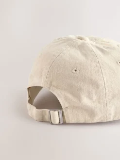 Cream Baseball 100% Cotton Cap (1-16yrs)