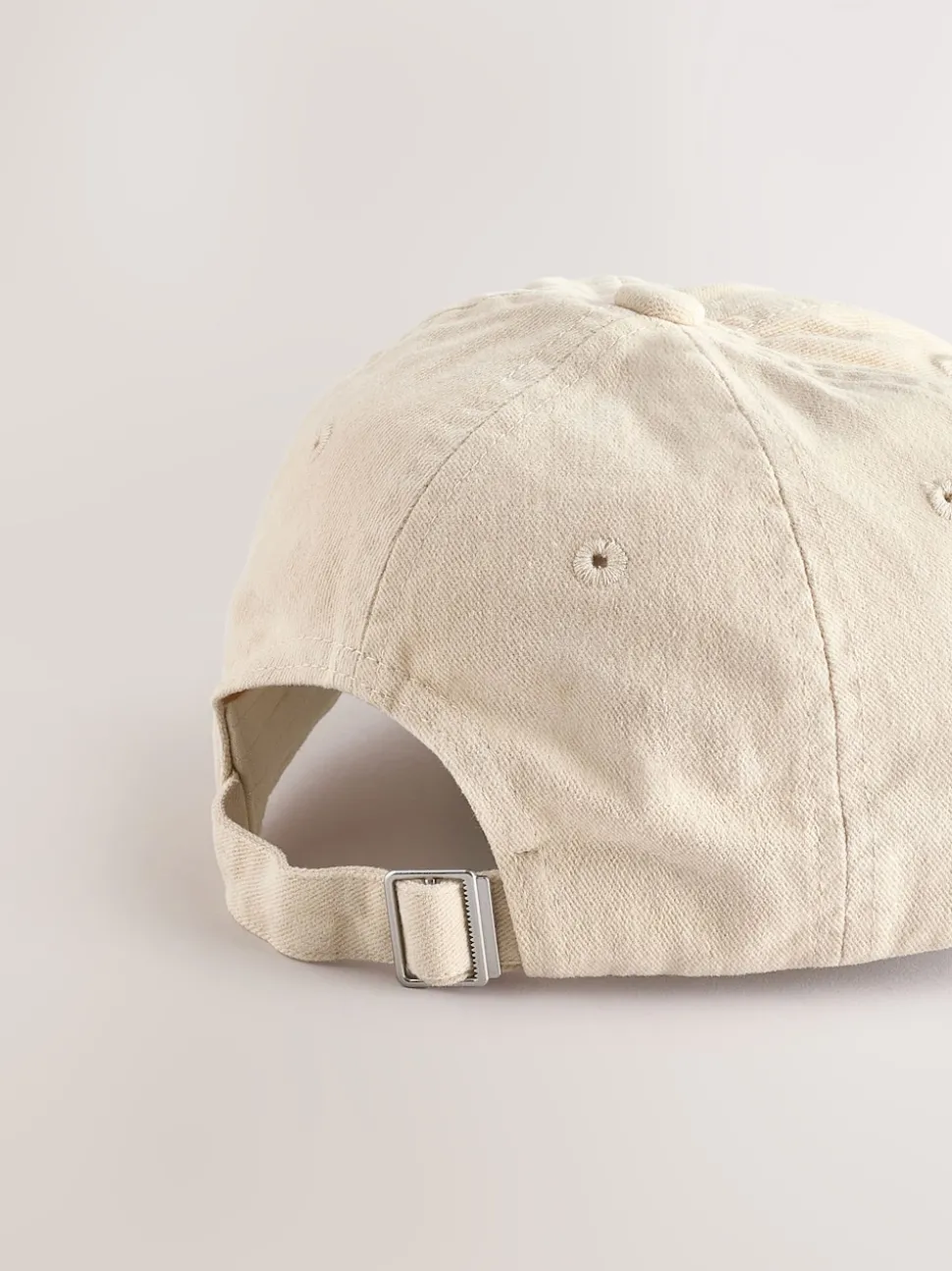 Cream Baseball 100% Cotton Cap (1-16yrs)