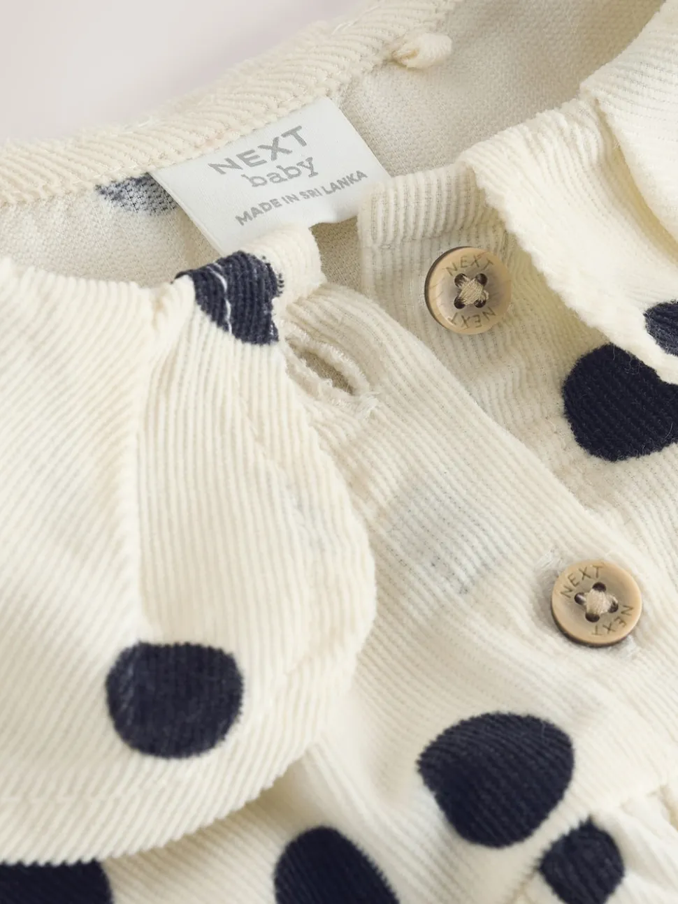 Cream/Charcoal Polka Dot Baby Bloomer Rompers Set 2 Piece with Tights (0mths-3yrs)
