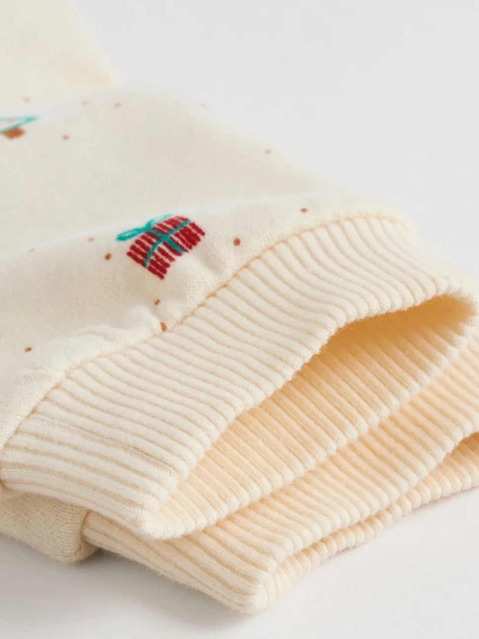 Cream Christmas Sweat and Joggers Baby Set (0mths-2yrs)
