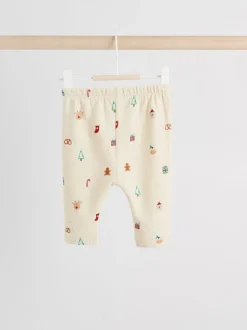 Cream Christmas Sweat and Joggers Baby Set (0mths-2yrs)