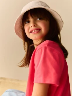 Cream 100% Cotton Bucket Hat (3mths-16yrs)