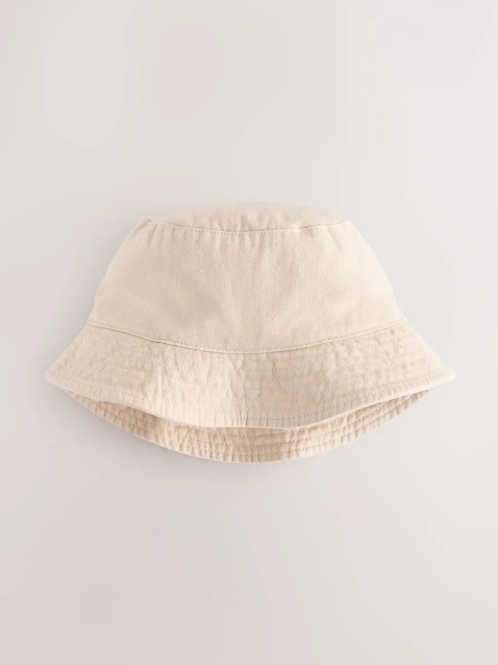 Cream 100% Cotton Bucket Hat (3mths-16yrs)