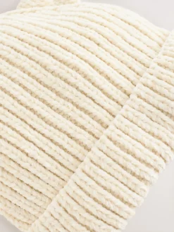 Cream 3D Ear Beanie (3mths-10yrs)