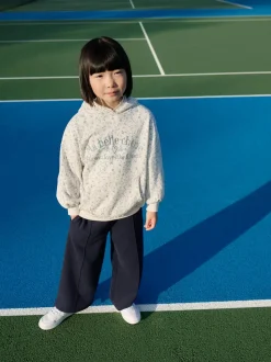 Cream Ditsy Flower Hoodie (3-16yrs)