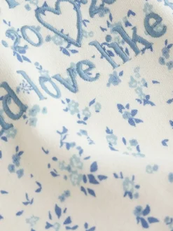 Cream Ditsy Flower Hoodie (3-16yrs)