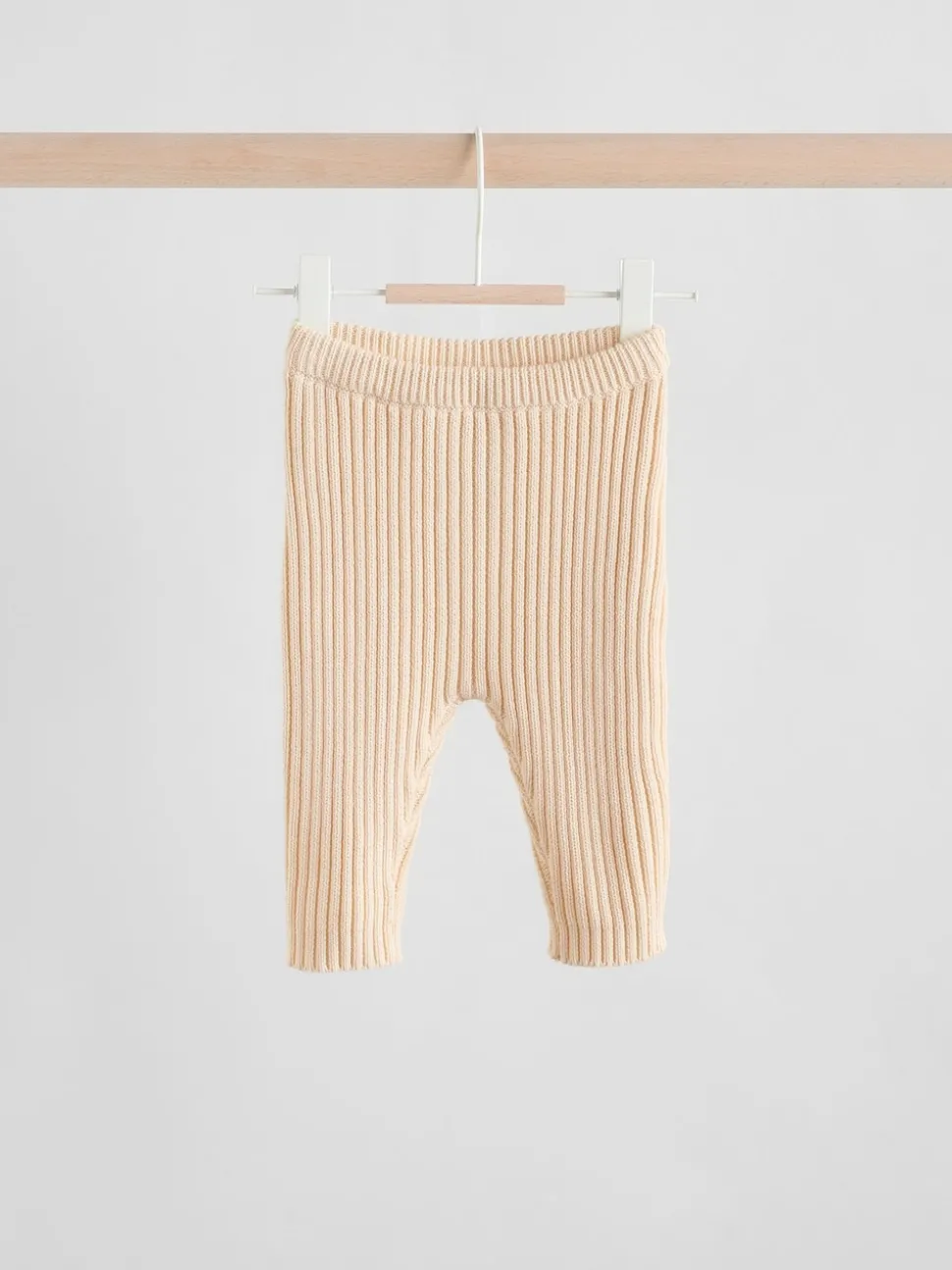 Cream Embroidered Baby Knitted Cardigan and Leggings 2 Piece Set (0mths-3yrs)