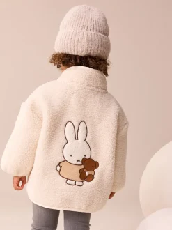 Cream Miffy Half Popper Fleece (3mths-7yrs)