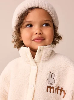 Cream Miffy Half Popper Fleece (3mths-7yrs)