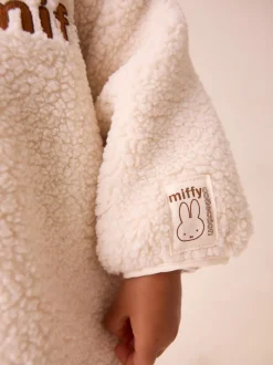 Cream Miffy Half Popper Fleece (3mths-7yrs)