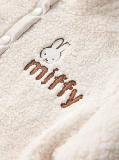 Cream Miffy Half Popper Fleece (3mths-7yrs)