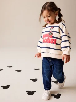 Cream Minnie Mouse Sweatshirt (3mths-7yrs)