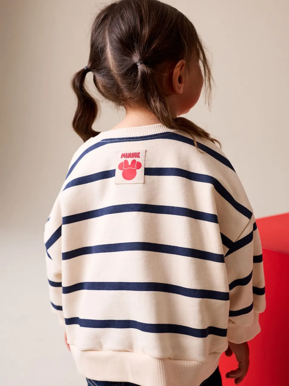 Cream Minnie Mouse Sweatshirt (3mths-7yrs)