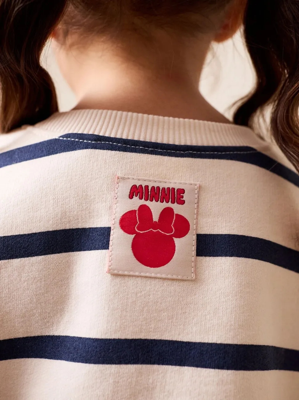 Cream Minnie Mouse Sweatshirt (3mths-7yrs)